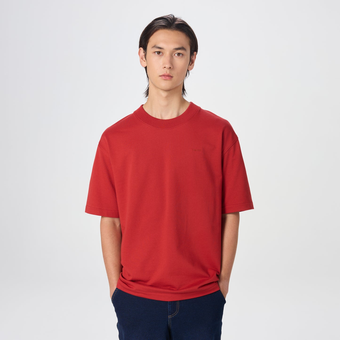 Feather Comfort Oversized__RubyRed