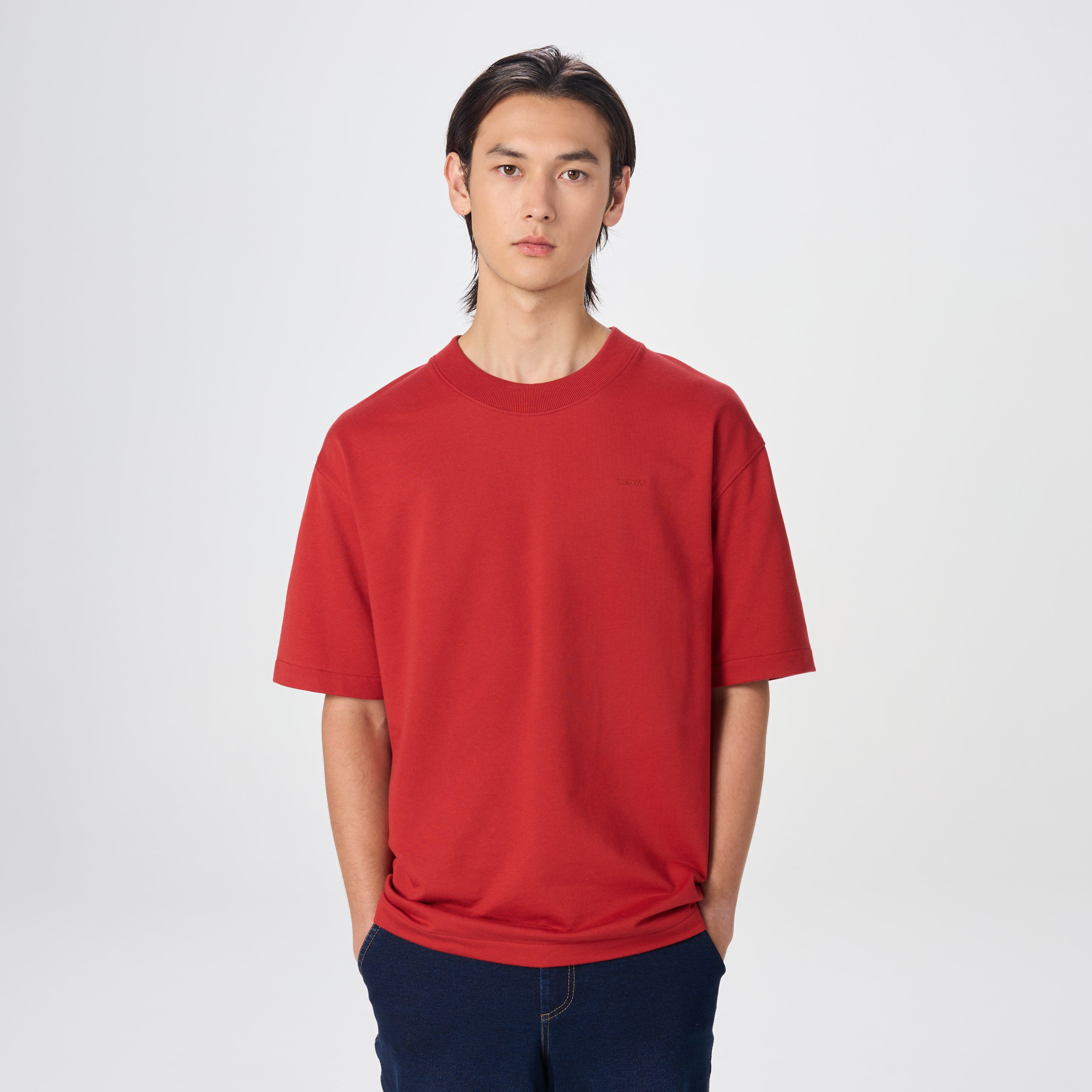 Feather Comfort Oversized__RubyRed