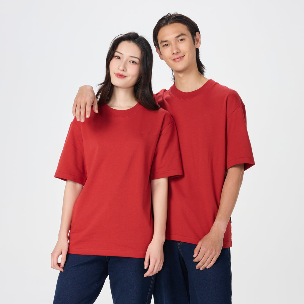 Feather Comfort Oversized__RubyRed