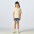 เสื้อยืดโอเวอร์ไซส์ Timeless สำหรับเด็ก_สี Cream