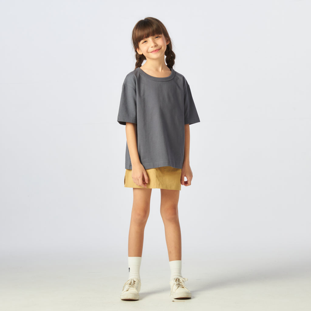 เสื้อยืดโอเวอร์ไซส์ Timeless สำหรับเด็ก_สี Dark Blue