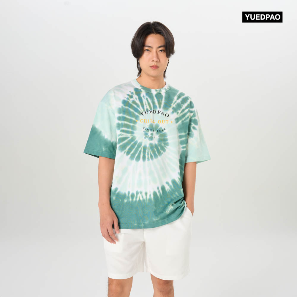 Oversize_Tie dye_Chill out Truf green