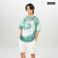 Oversize_Tie dye_Chill out Truf green