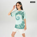 Oversize_Tie dye_Chill out Truf green