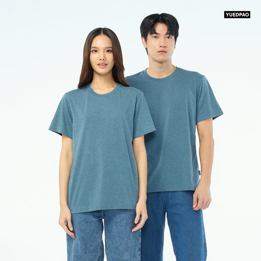 NEW Unisex_คอกลม_สีฟ้าน้ำทะเล