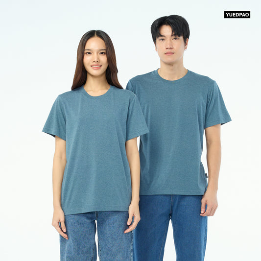 NEW Unisex_คอกลม_สีฟ้าน้ำทะเล