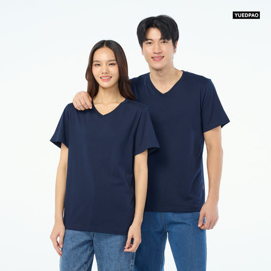 NEW Unisex_คอวี_สีกรมท่า