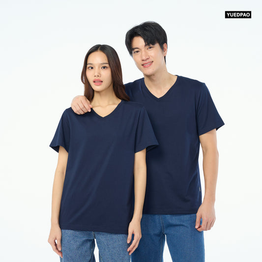 NEW Unisex_คอวี_สีกรมท่า