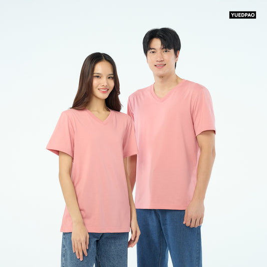 NEW Unisex_คอวี_Peach