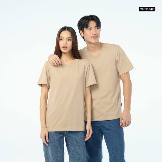 NEW Unisex_คอวี_Mocha