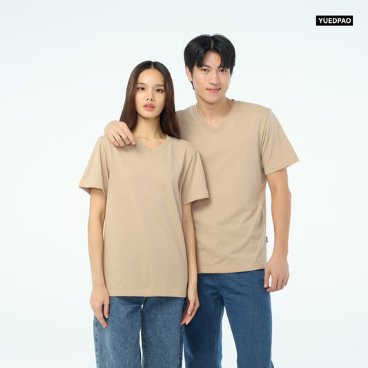 NEW Unisex_คอวี_Mocha