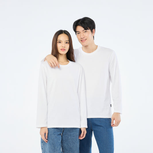 NEW Unisex_Longsleeve_White