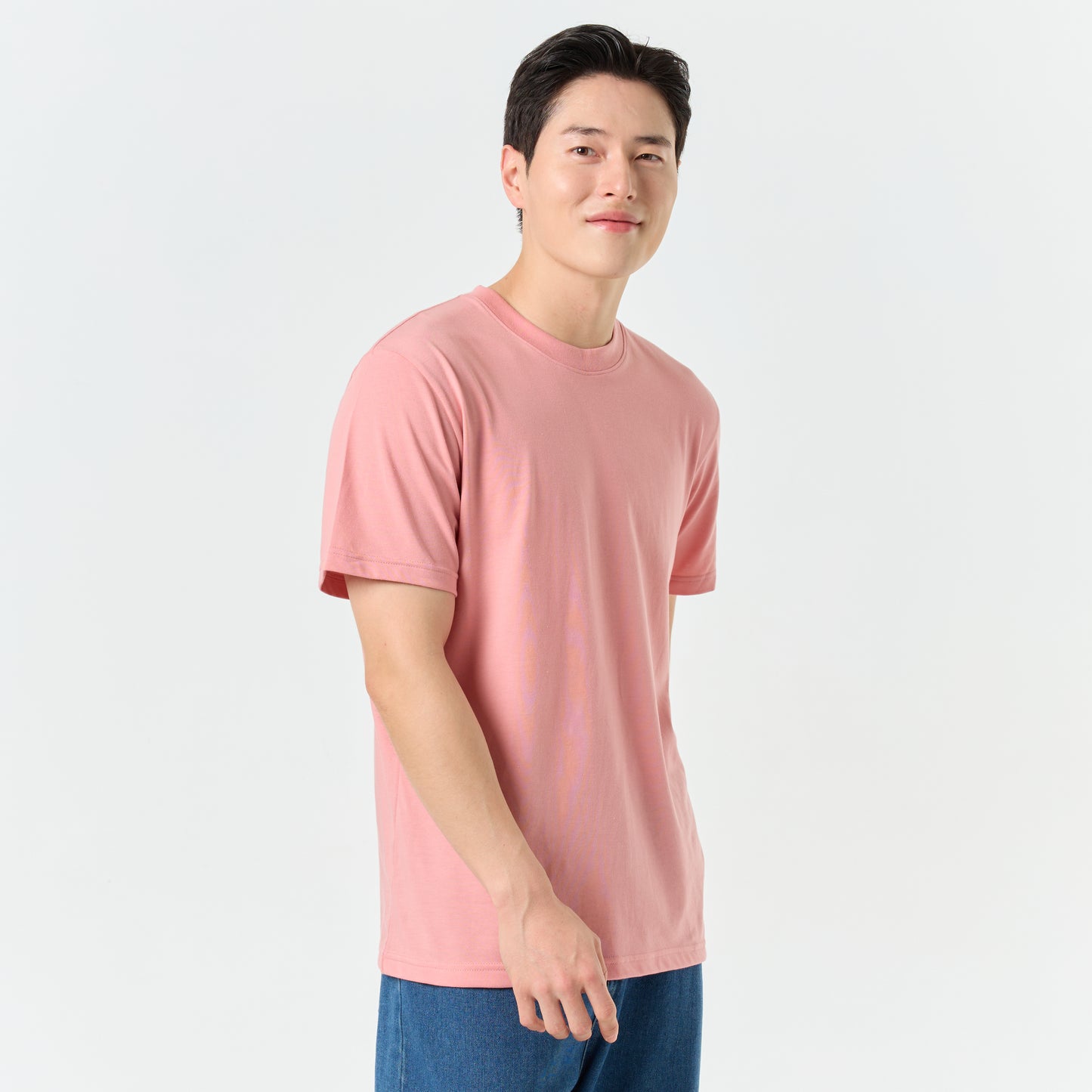 Ultrasoft Unisex Round Neck_Light Pink