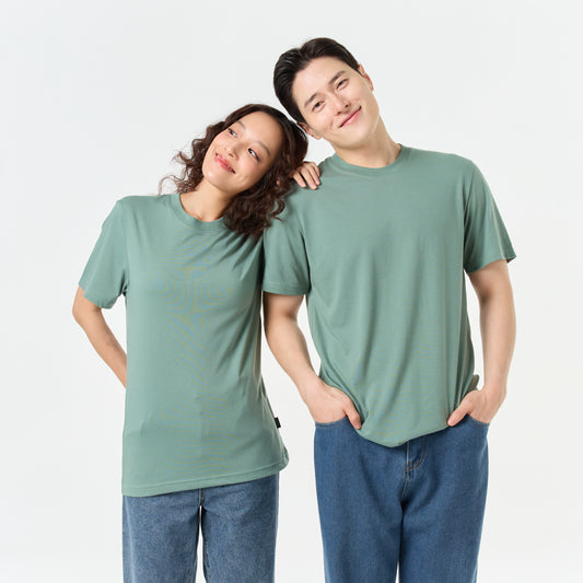 Ultrasoft Unisex Round Neck_Dark Green