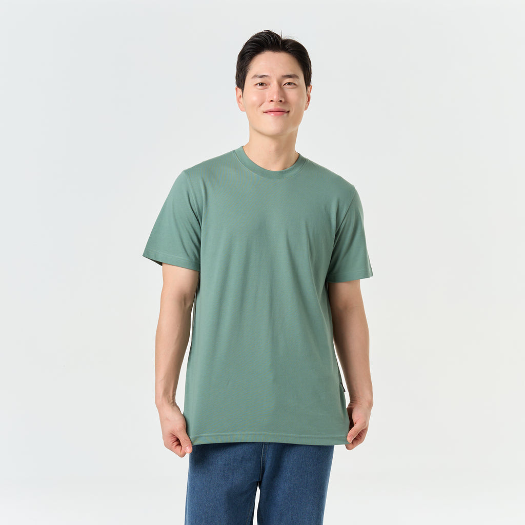 Ultrasoft Unisex Round Neck_Dark Green
