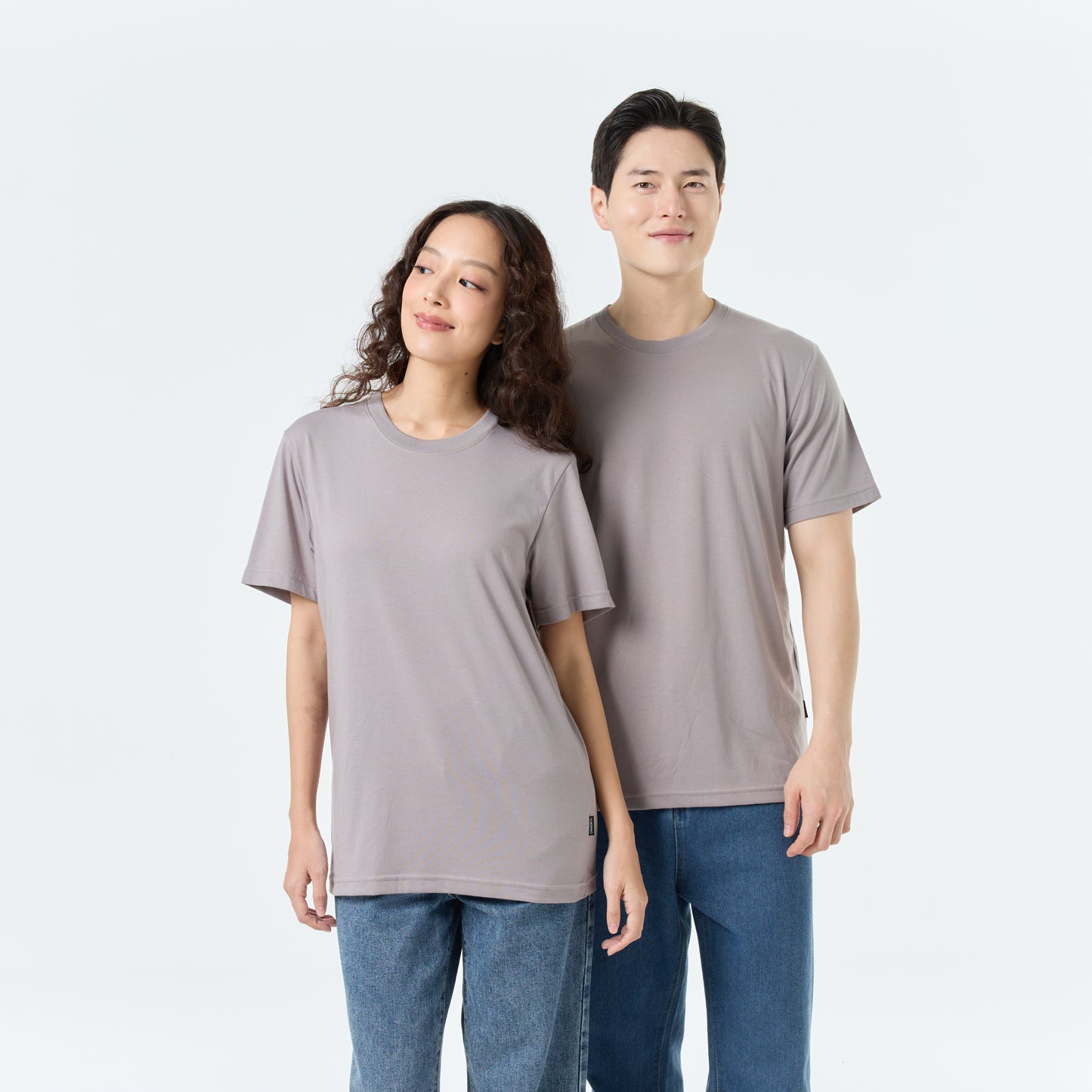 Ultrasoft Unisex Round Neck_Smoke Gray