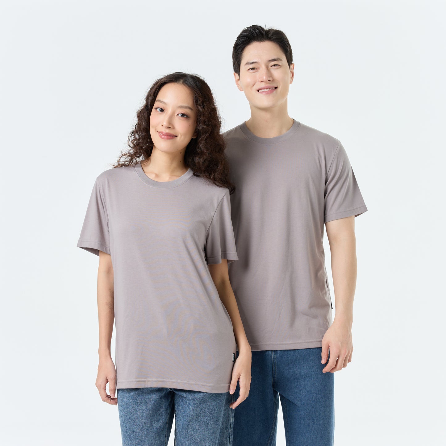 Ultrasoft Unisex Round Neck_Smoke Gray