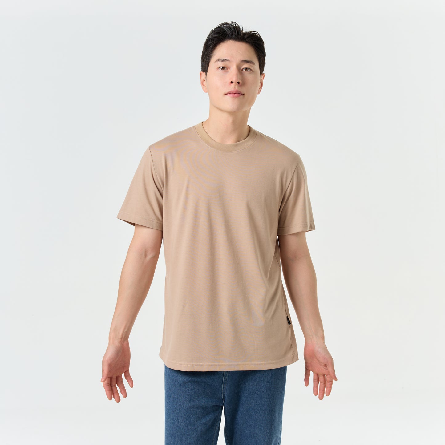 Ultrasoft Unisex Round Neck_Almond