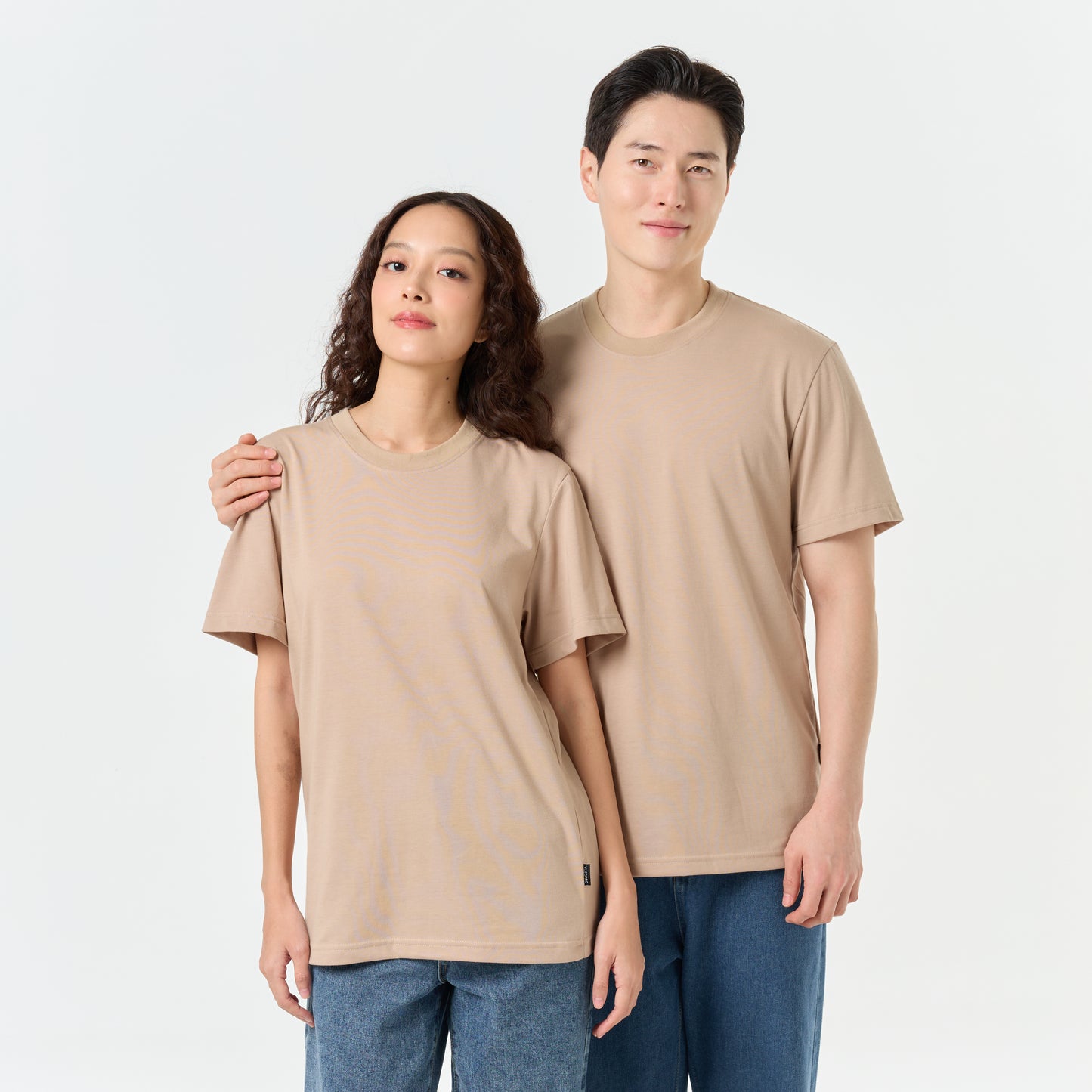 Ultrasoft Unisex Round Neck_Almond