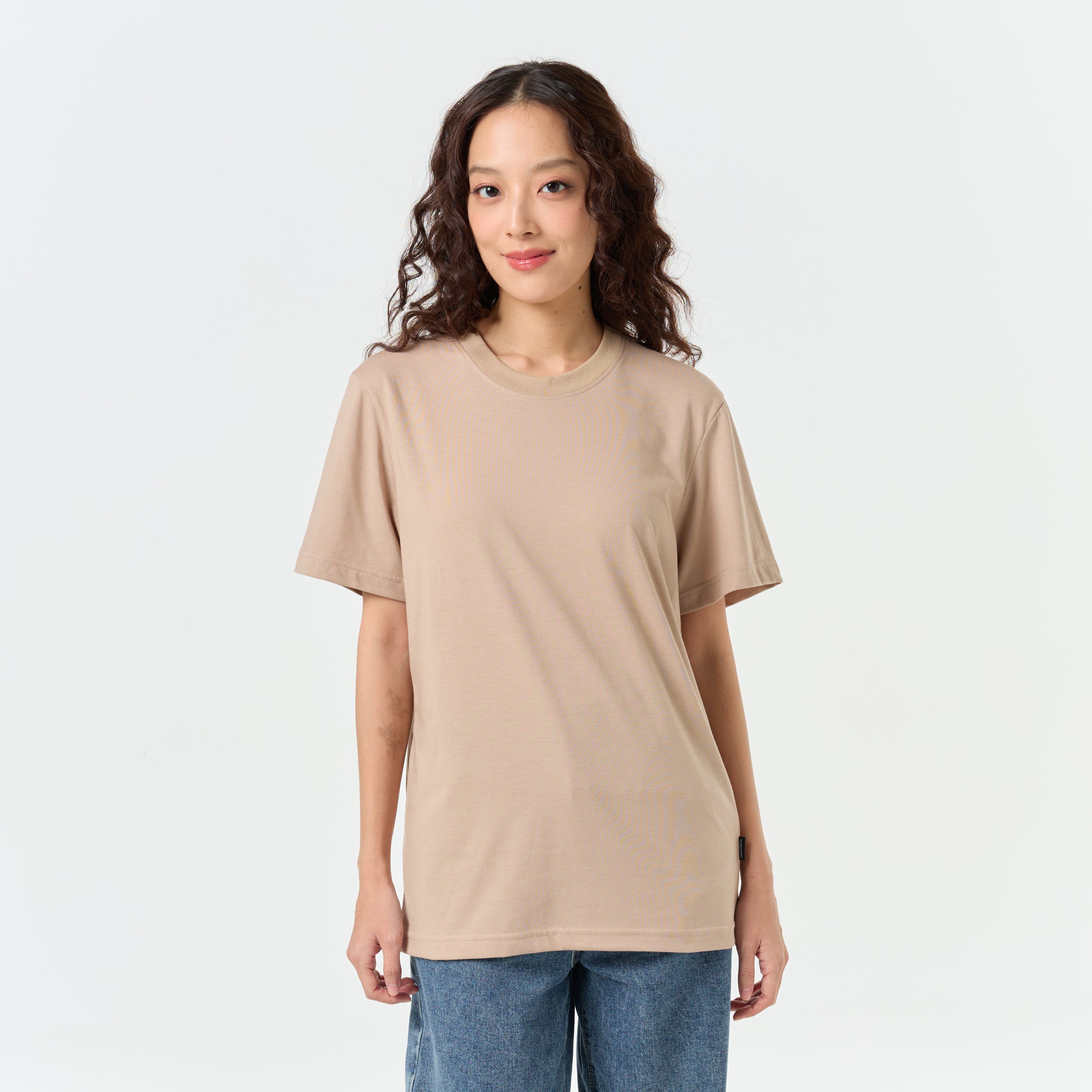 Ultrasoft Unisex Round Neck_Almond