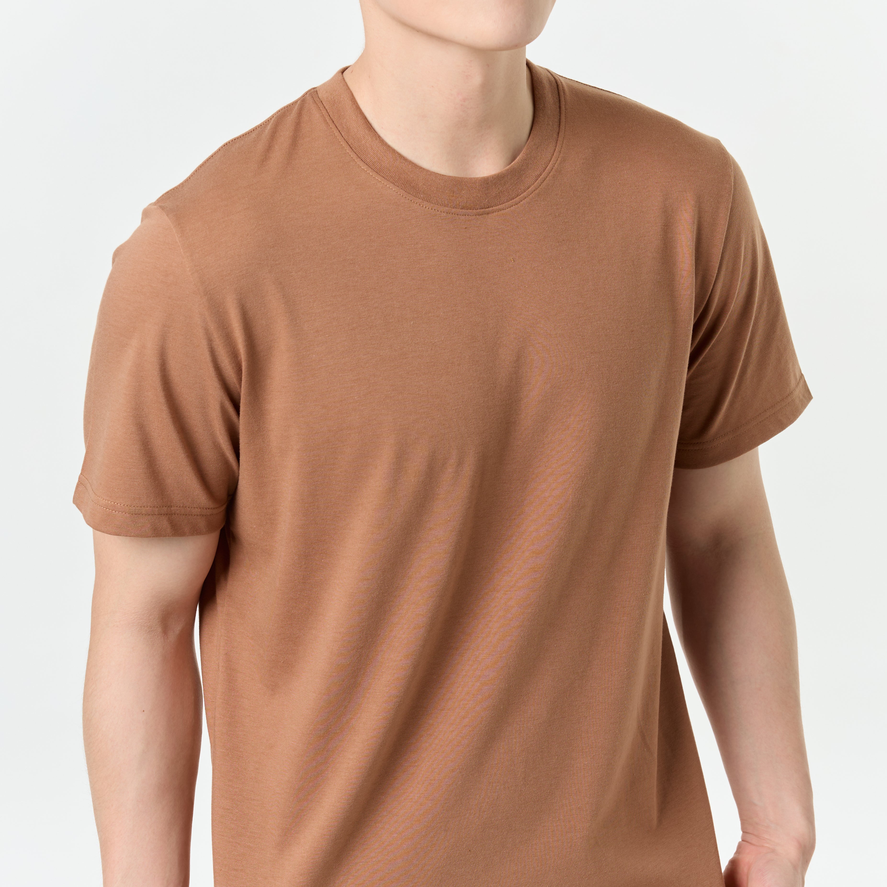 Ultrasoft Unisex Round Neck_Wood