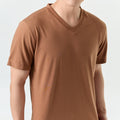 Ultrasoft Unisex V Neck_Wood