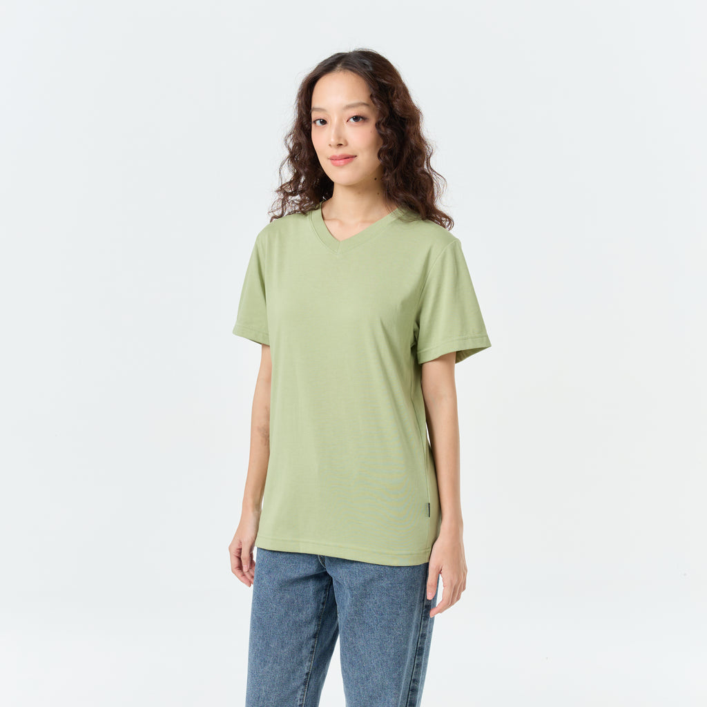 Ultrasoft Unisex V Neck_Matcha