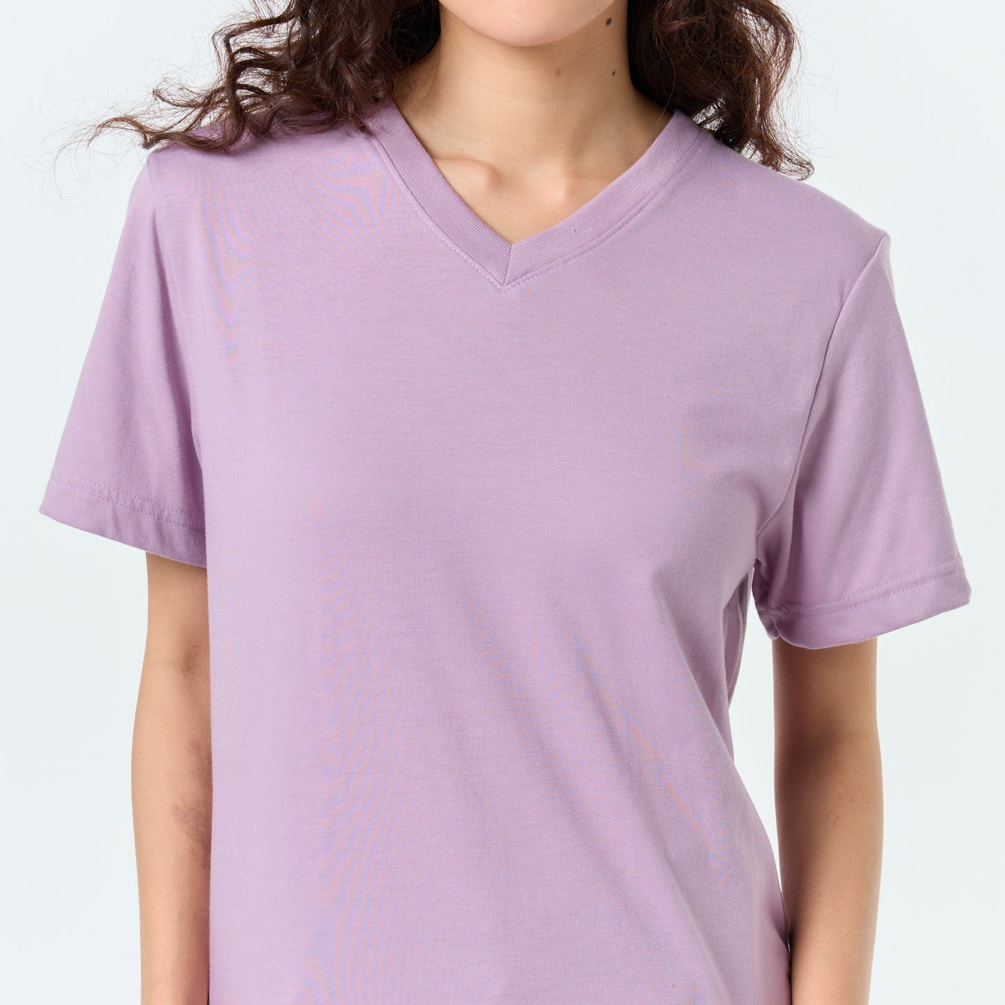 Ultrasoft Unisex V Neck_Lavender