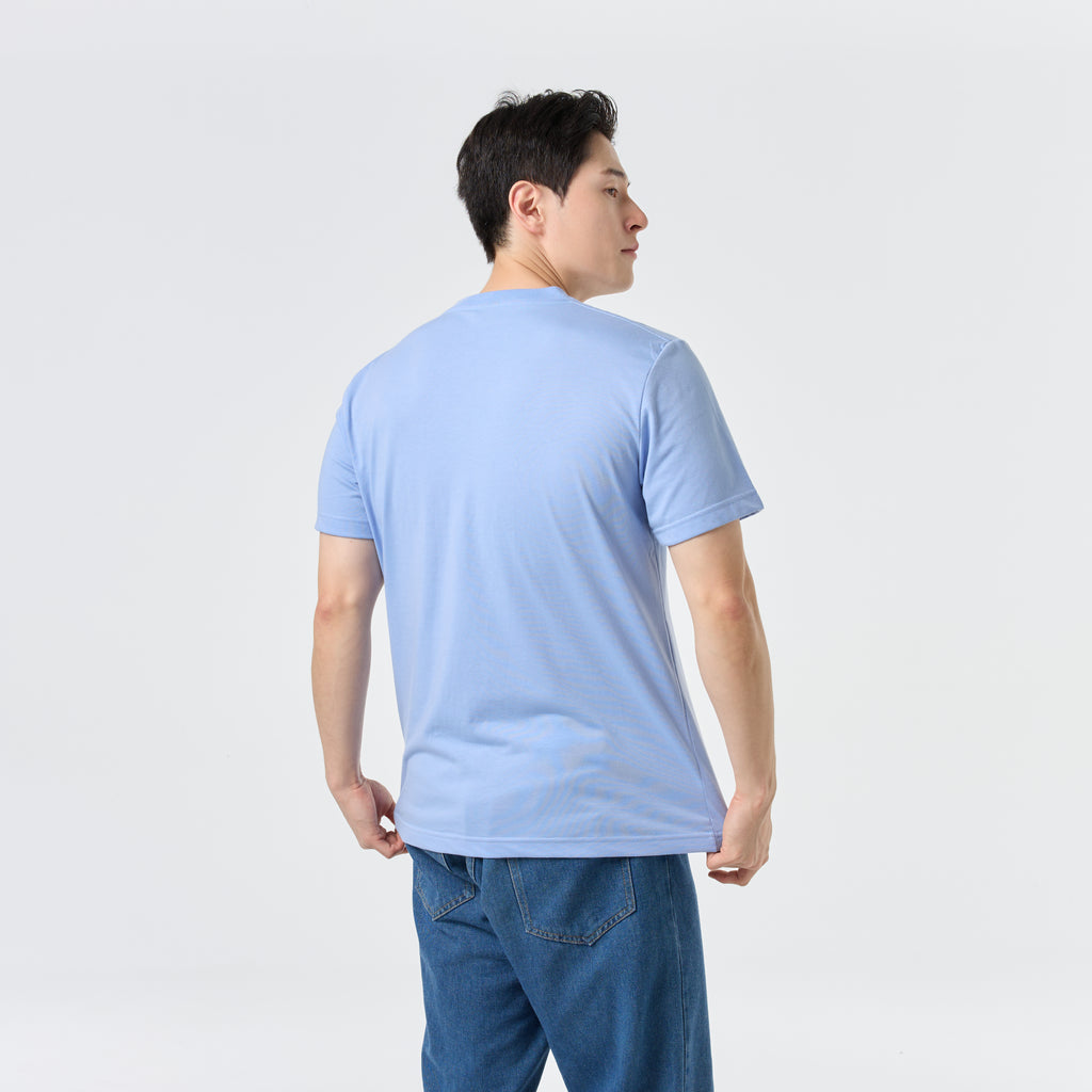 Ultrasoft Unisex V Neck_Light Blue