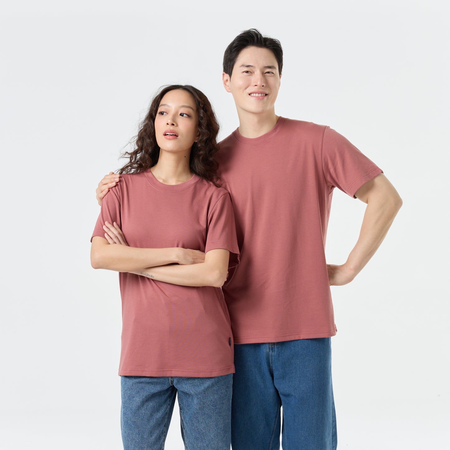 Ultrasoft Unisex Round Neck_Rosewood