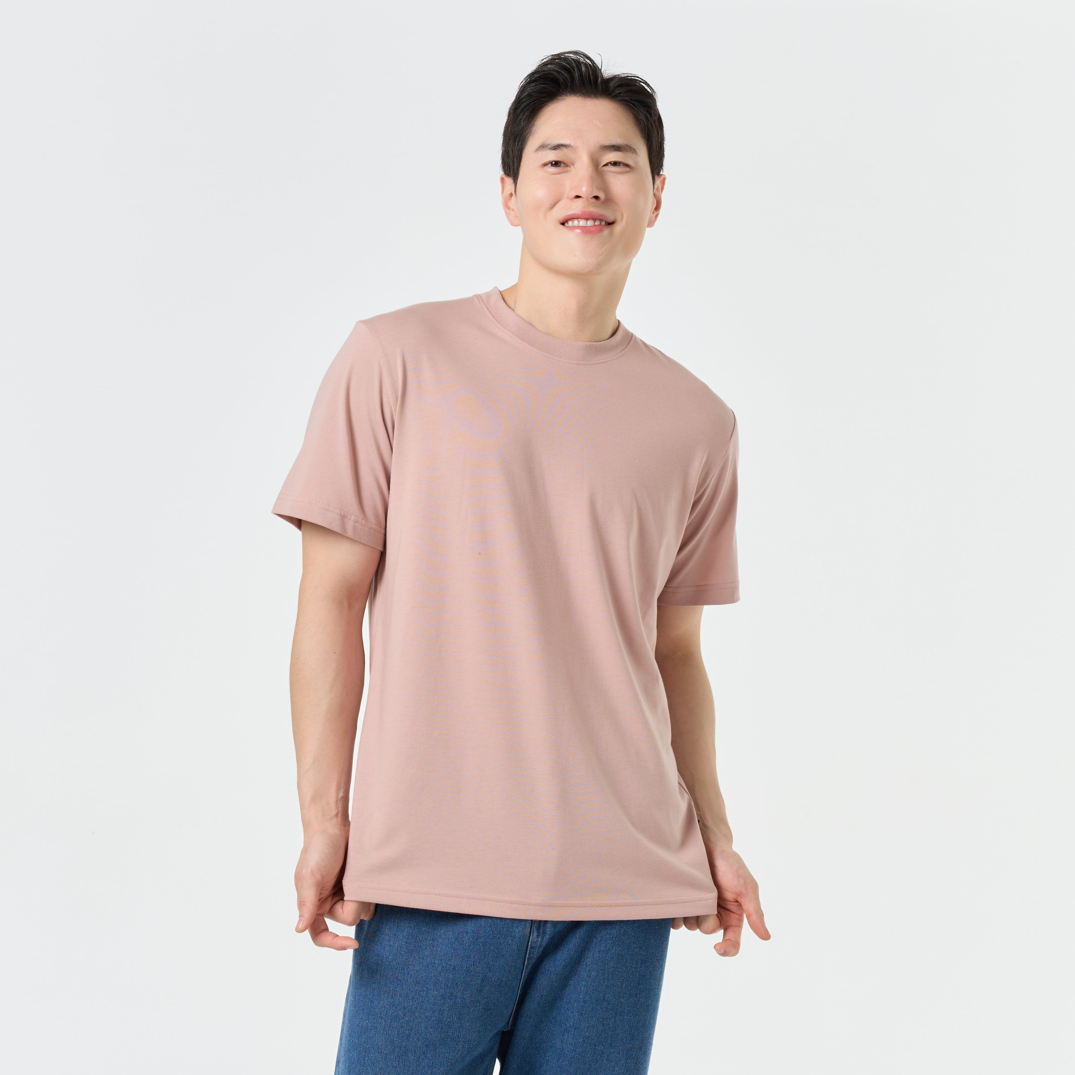 Ultrasoft Unisex Round Neck_Roseblush