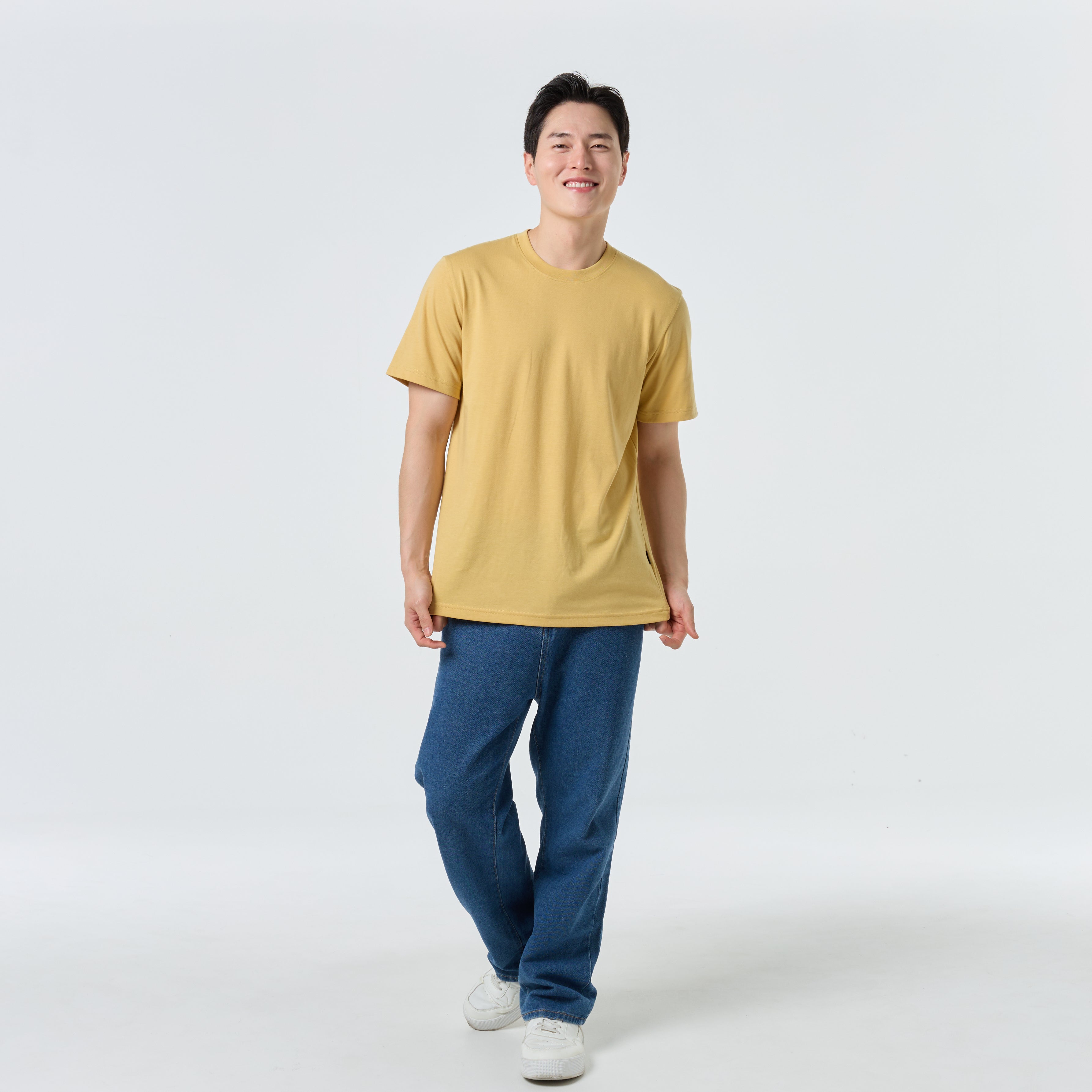 Ultrasoft Unisex Round Neck_Honey