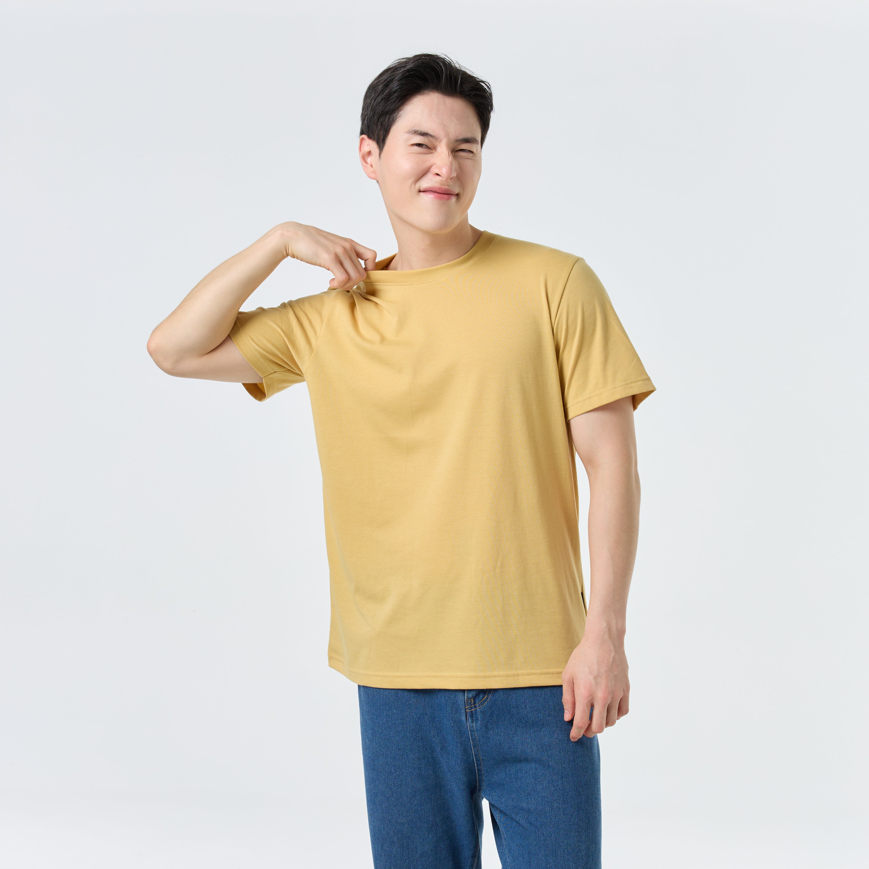 Ultrasoft Unisex Round Neck_Honey