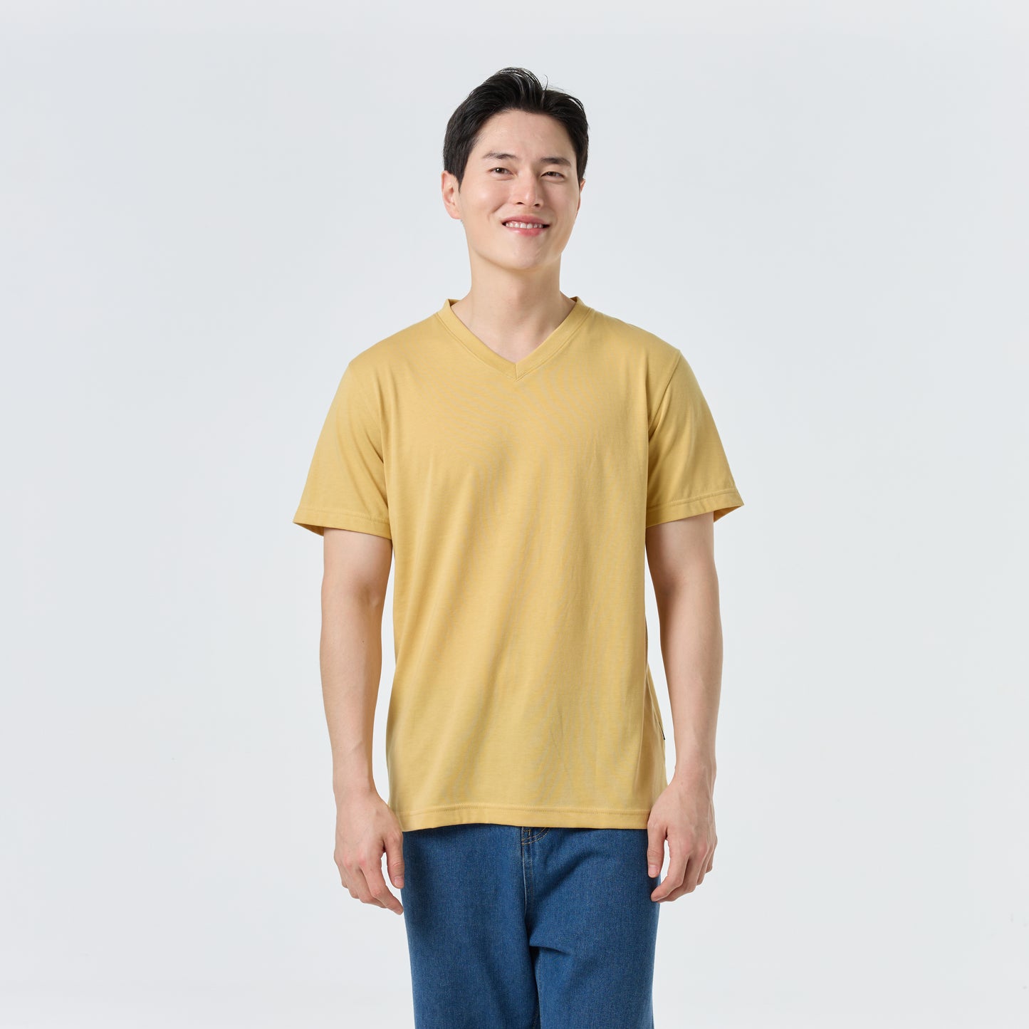 Ultrasoft Unisex V Neck_Honey