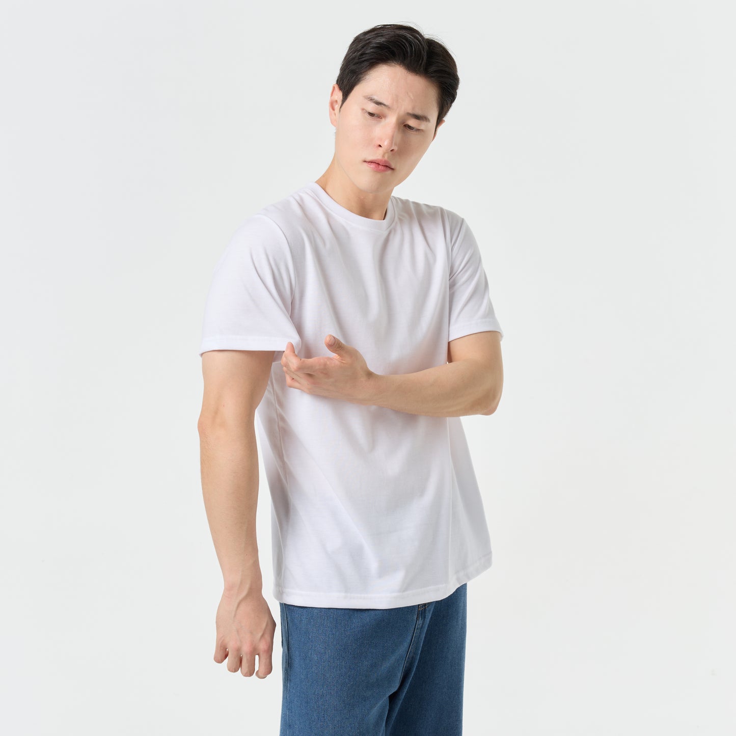 Ultrasoft Unisex Round Neck_White