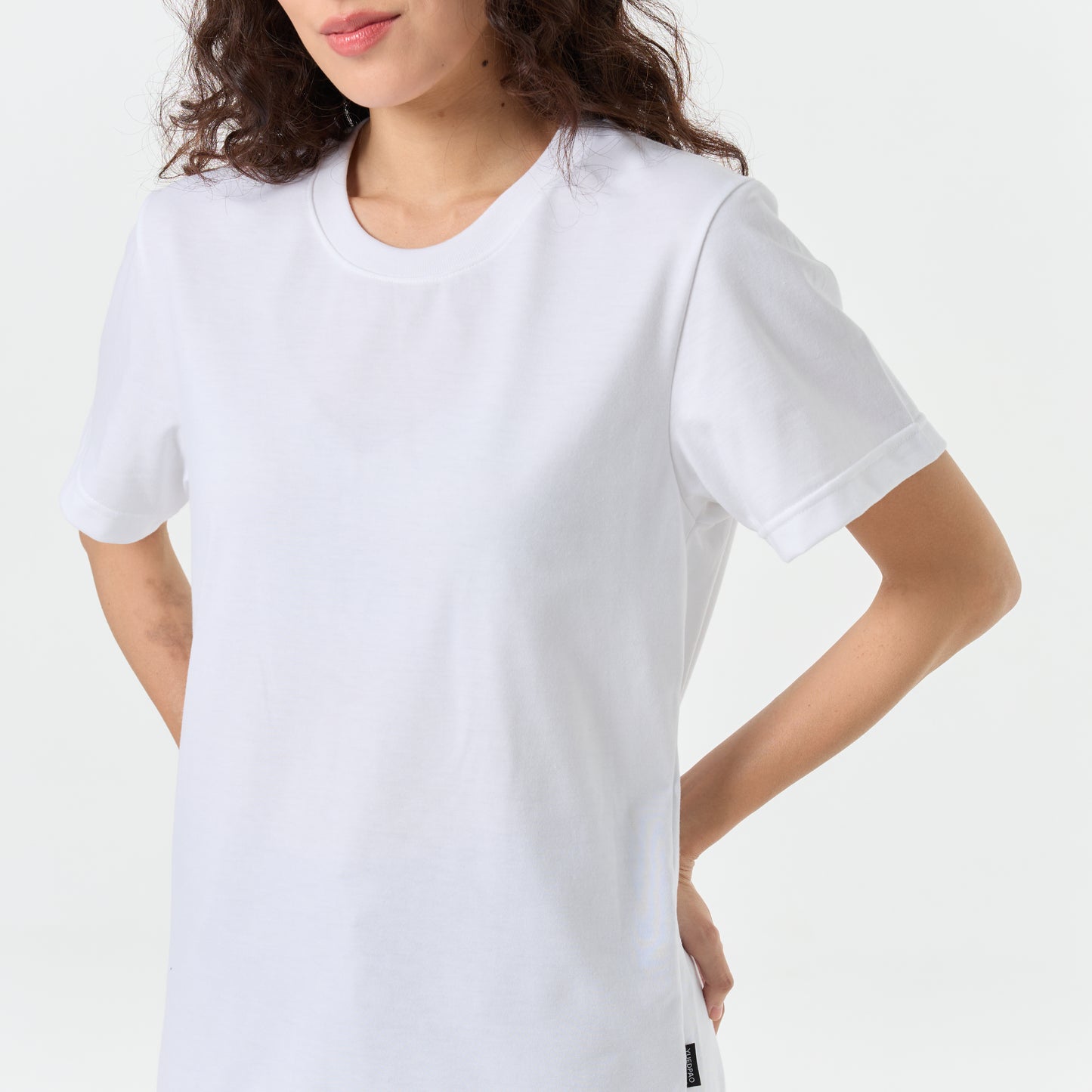 Ultrasoft Unisex Round Neck_White