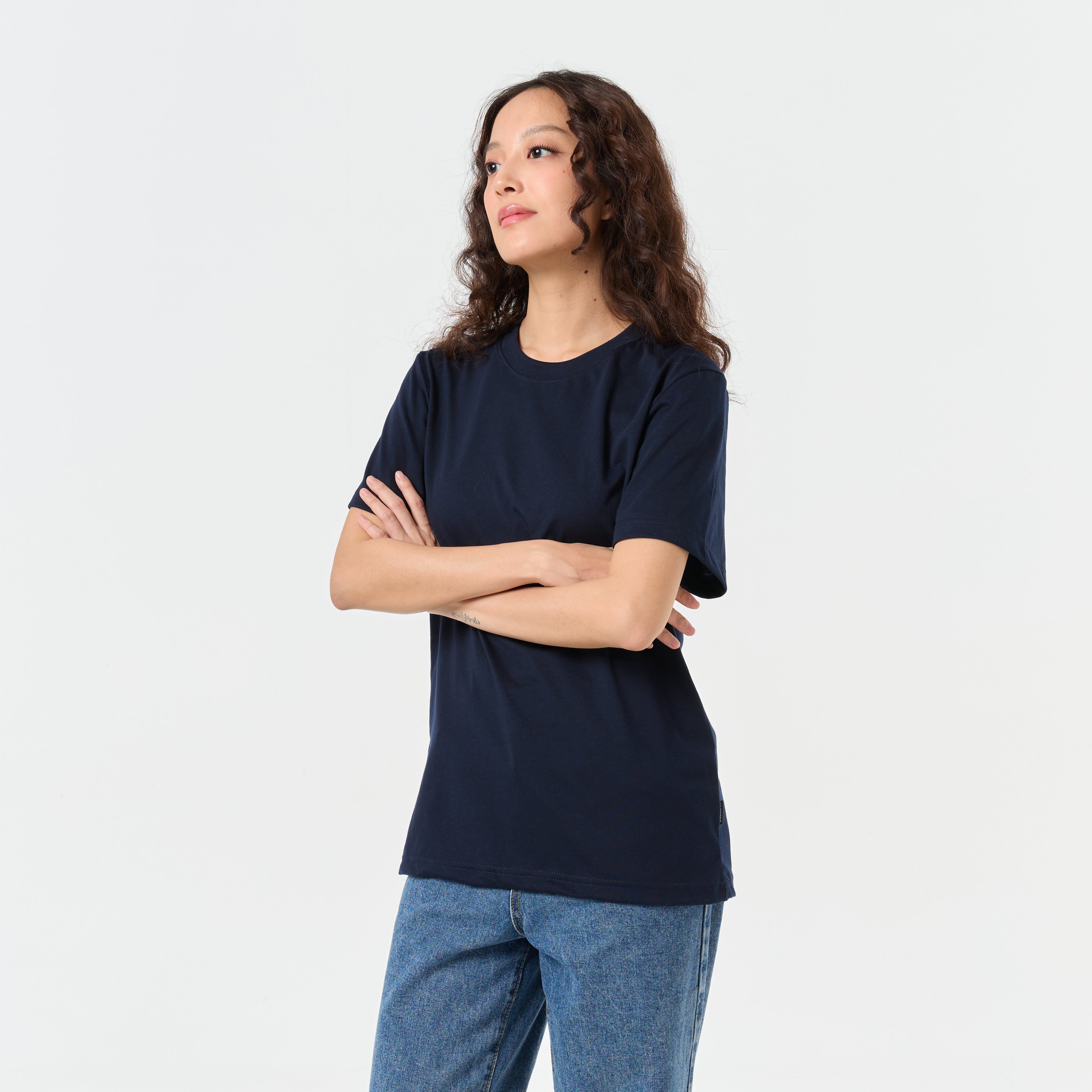 Ultrasoft Unisex Round Neck_Black
