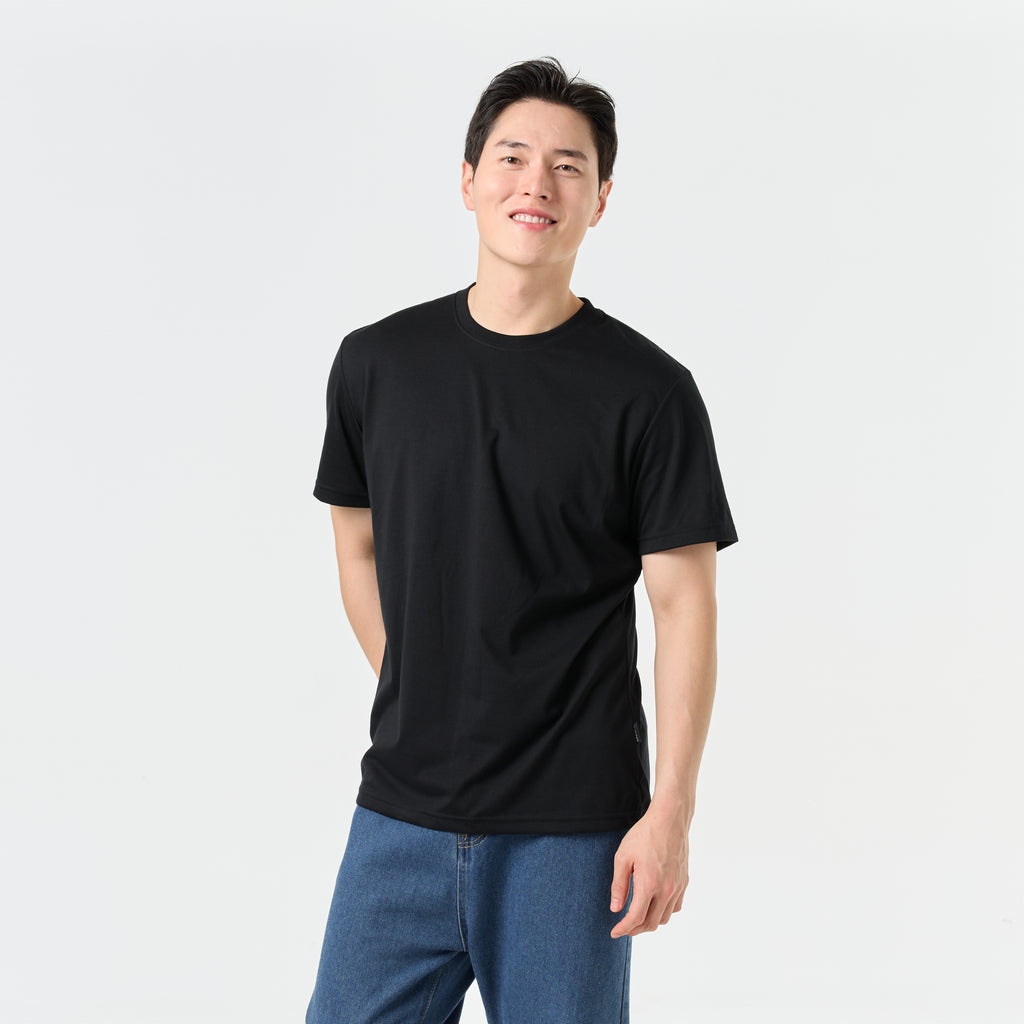 Ultrasoft Unisex Round Neck_Black