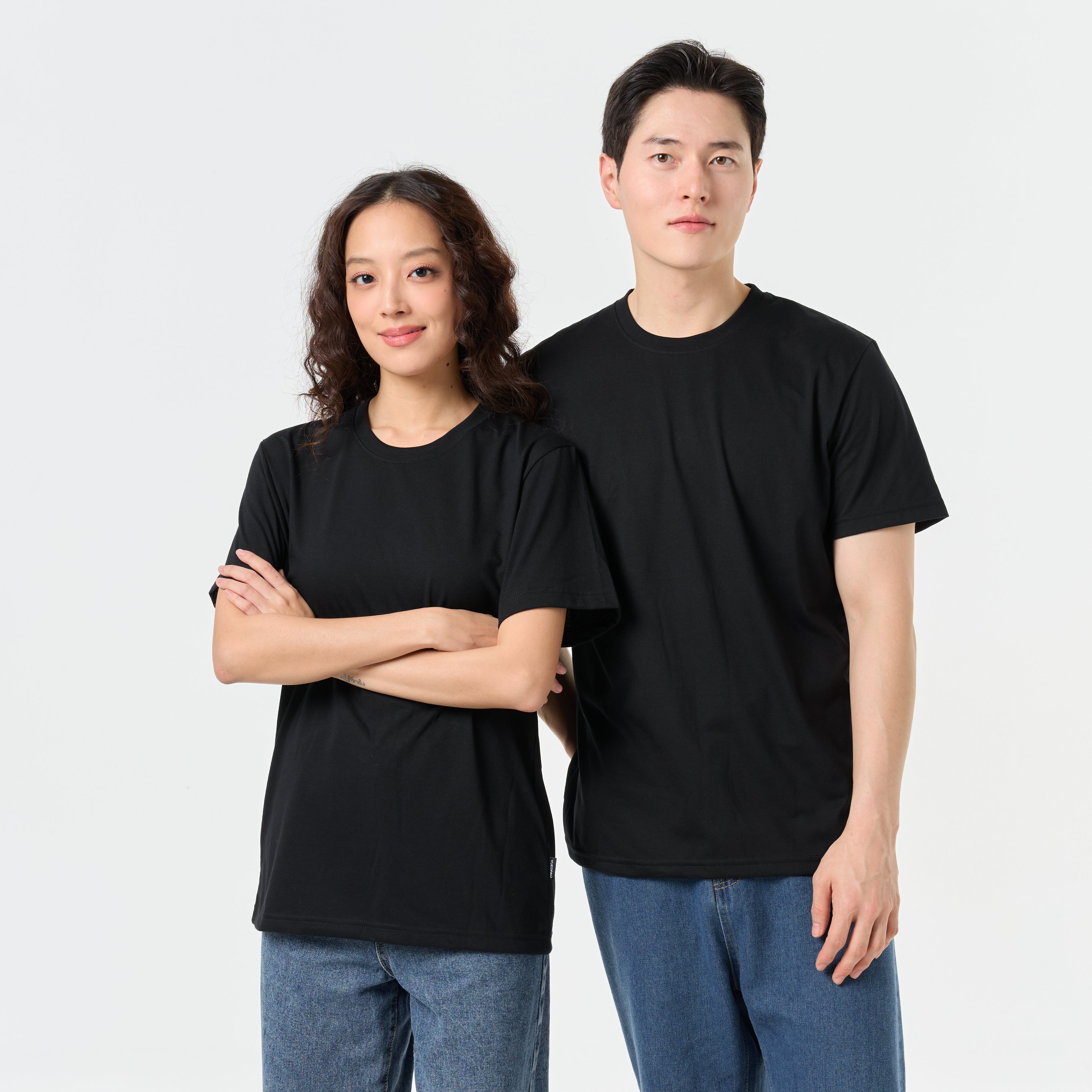 Ultrasoft Unisex Round Neck_Black