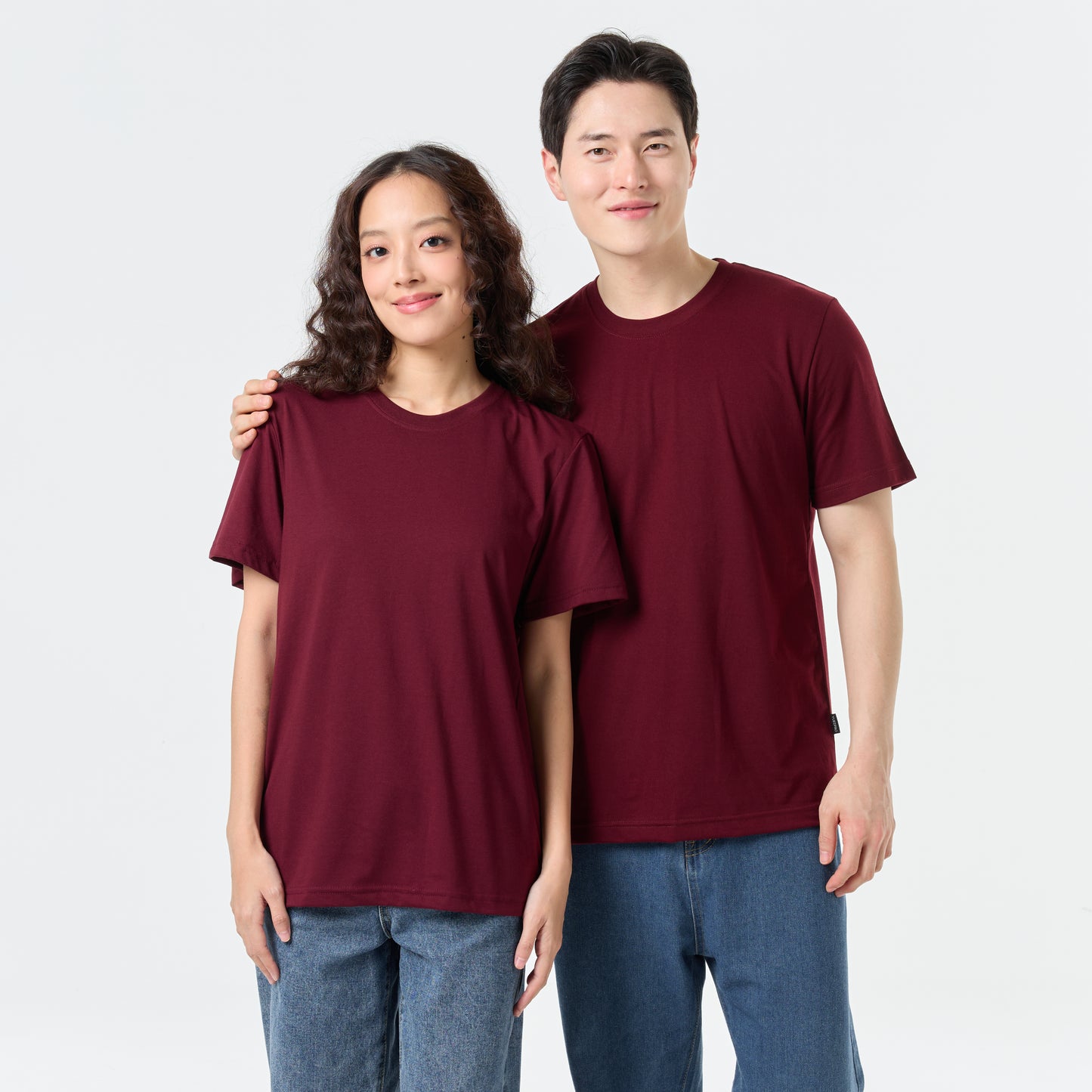 Ultrasoft Unisex Round Neck_Maroon