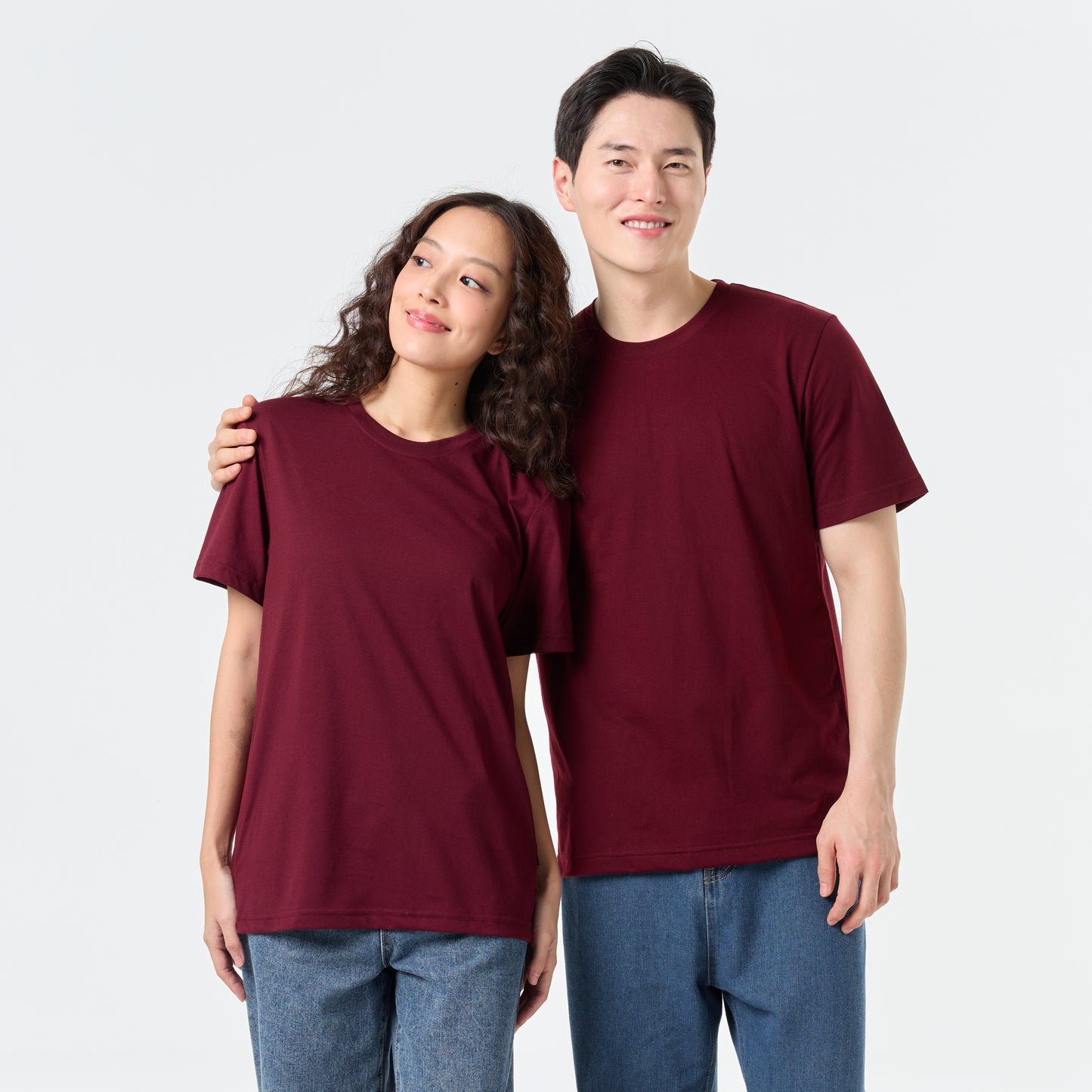 Ultrasoft Unisex Round Neck_Maroon