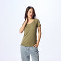 Ultrasoft Woman Round Neck_Olive Green