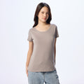 Ultrasoft Woman Round Neck_Smoke Gray