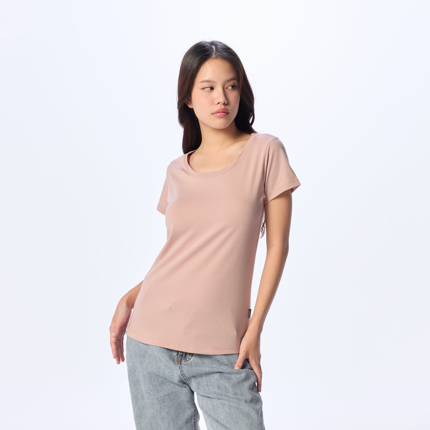 Ultrasoft Woman Round Neck_Roseblush