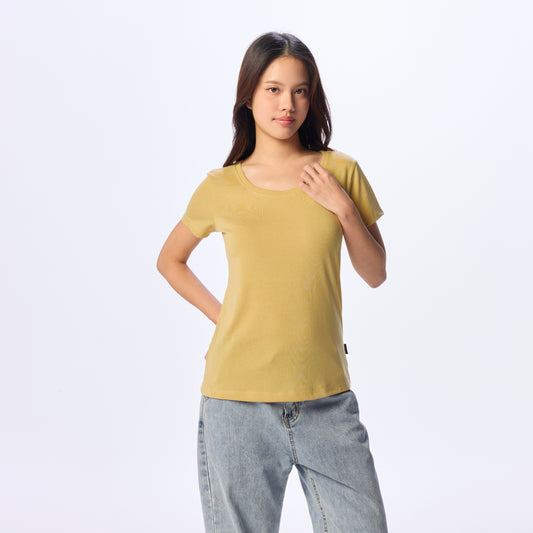 Ultrasoft Woman Round Neck_Honey