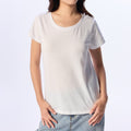 Ultrasoft Woman Round Neck_White