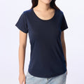 Ultrasoft Woman Round Neck_Navy