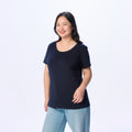 Ultrasoft Woman Round Neck_Navy