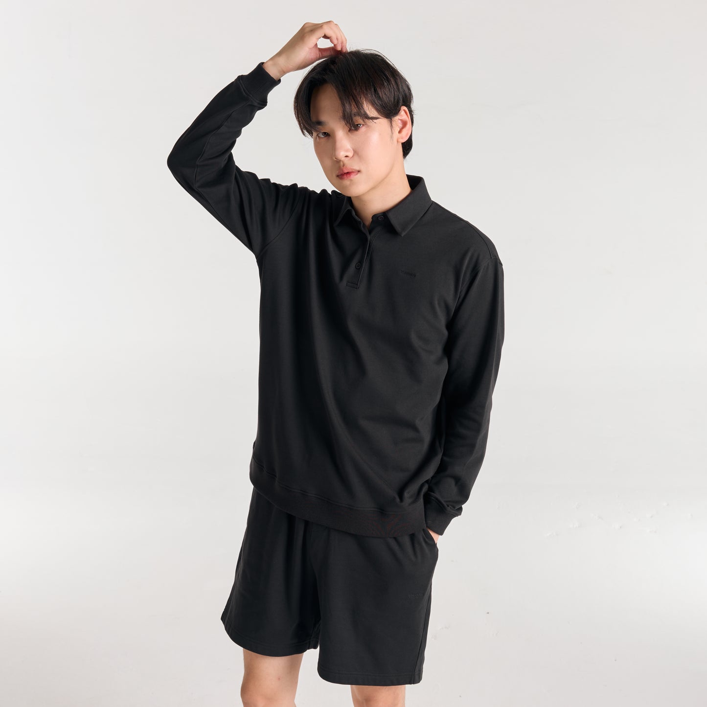 Polo Sweater Shirt_Moonless night