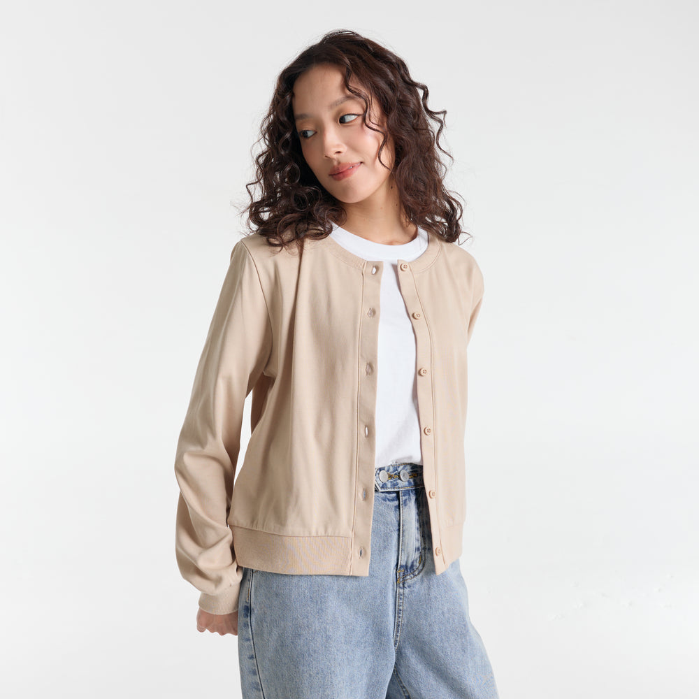 Cardigan Women_Blush beige